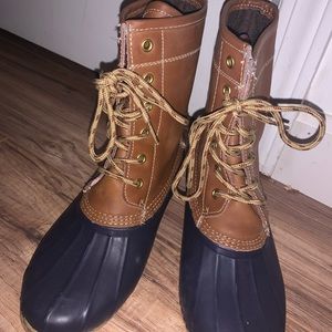 khombu dixie ankle duck boots